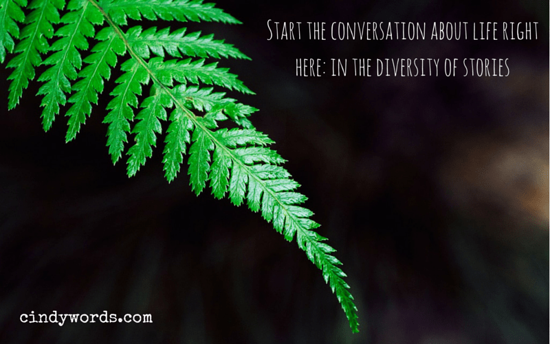 Start the conversation about life right